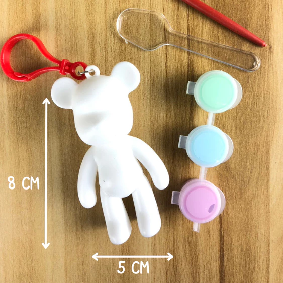 ชุดระบายสีตุ๊กตารูปปั้นหมีพร้อมสีและพู่กัน Painting Doll thumbnail 10