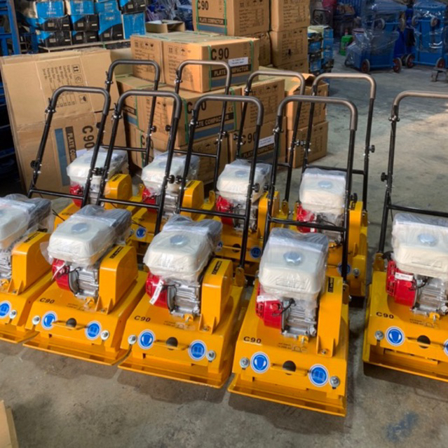 ส่งฟรี!!! เครื่องตบดินฐานเรียบ รุ่น C90 ประกอบเครื่องยนต์เบนซิน Honda /Mitsuki Pro แท่นตบดิน ตีดิน เ