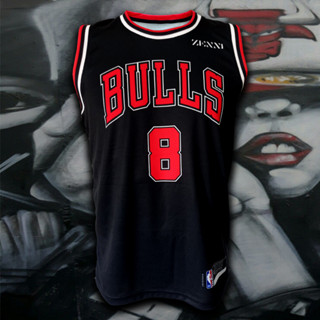 เสื้อบาส เสื้อบาสเกตบอล NBA Chicago Bulls เสื้อทีม ชิคาโก้ บูลส์ #BK0017 รุ่น Statement Zach LaVine#8 ไซส์ S-5XL