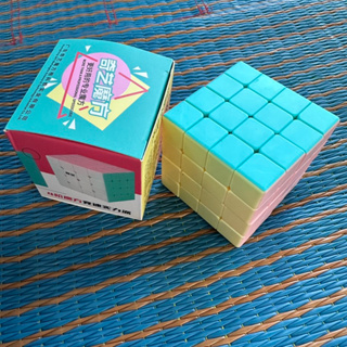 speedcube 4x4 รูบิค หมุนลื่น ไร้ขอบ สีสวย
