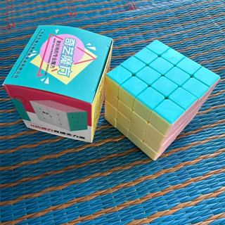 speedcube 4x4 รูบิค หมุนลื่น ไร้ขอบ สีสวย