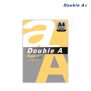 Double A กระดาษการ์ด กระดาษการ์ดสี กระดาษถ่ายเอกสาร A4 หนา 120 แกรม แพ็ค 50 แผ่น จำหน่าย 1แพ็ค [S24]