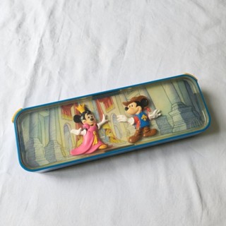 Mc donald Disney Mickey mouse minnie dancing pencil case กล่องดินสอ กล่องใส่เครื่องเขียน มิกกี้ มินนี่ กล่องปากกา