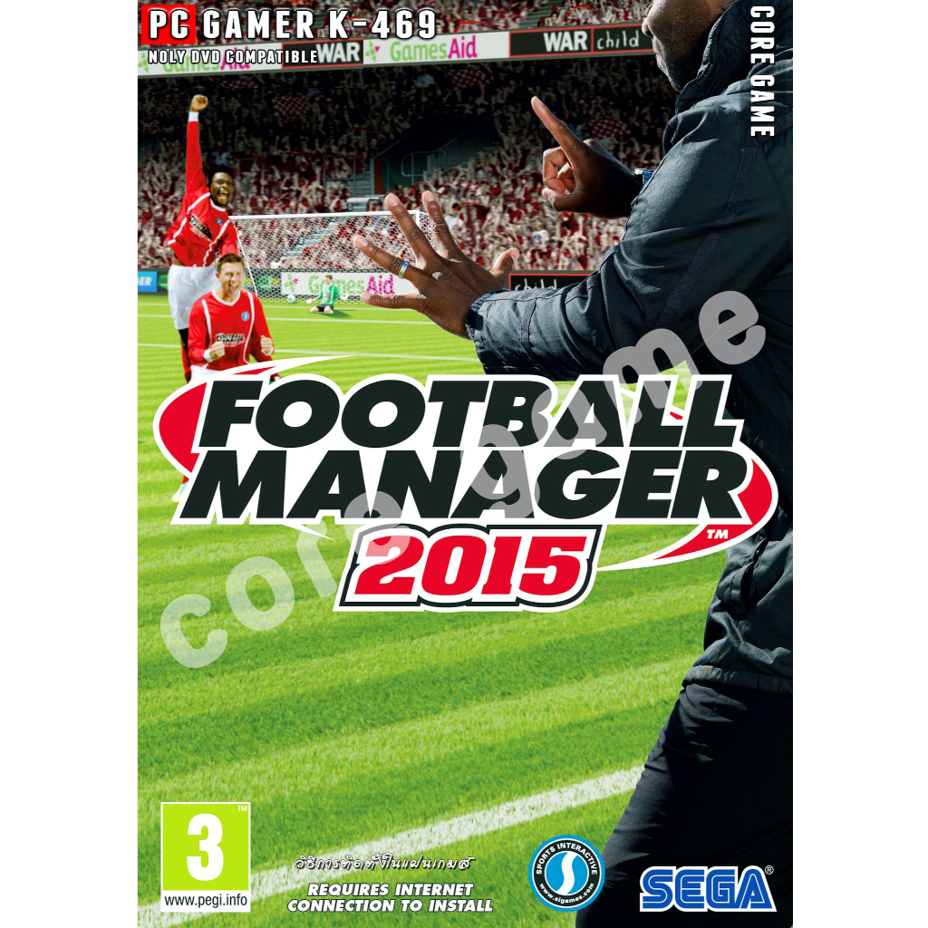 Football Manager 2015 แผ่นและแฟลชไดร์ฟ  เกมส์ คอมพิวเตอร์  Pc และ โน๊ตบุ๊ค