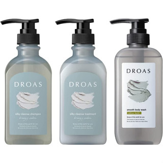 [Droas] แชมพู &amp; ทรีตเมนต์ _ ทําความสะอาดผิวกาย + สมูทบอดี้วอช [ส่งตรงจากญี่ปุ่น]