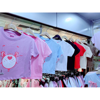 เสื้อครอป เสื้อยืดหมีcarebears หมีแคร์แบร์ 🧸💜