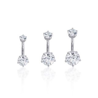 Piercingroom by Jay จิวสะดือสำหรับผิวแพ้ง่าย Single CZ Belly…