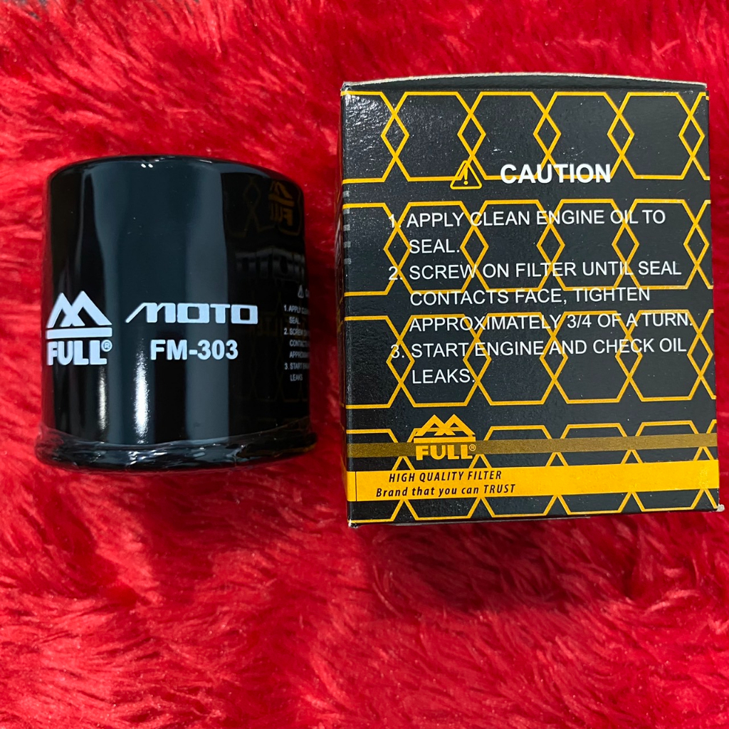 💥 Full Razer [ FM-303 ] กรองน้ำมันเครื่อง ZX-10R , Z900 , Z1000 , ER-6N , Versys , Africa Twin , Gol