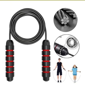 🚚จัดส่งจากประเทศไทย🚚กระโดดเชือก เชือกออกกำลังกาย jump rope เชือกกระโดดแบบไม่พันกัน พร้อมลูกปืน