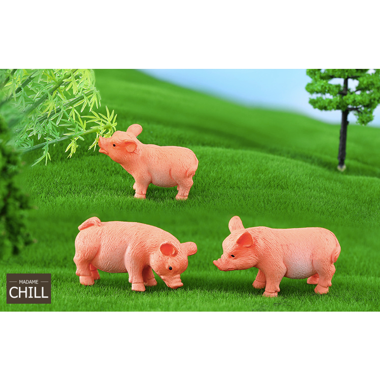 [MC615] ตุ๊กตุ่นจิ๋ว หมู 3 แบบ (1 ตัว ราคา 10 บาท)