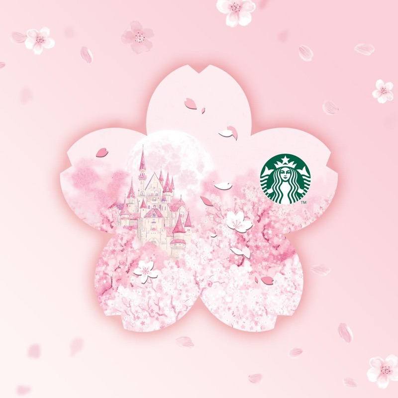 บัตร Starbucks ลาย Cherry Blossom DIECUT (2023) / มูลค่า 100 บาท