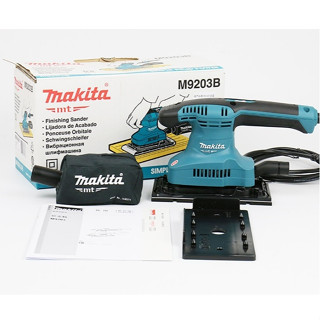 MAKITA M9203B เครื่องขัดกระดาษทรายแบบสั่น 3-5/8″x9″ (93×228 มิล) 190 วัตต์ +ถุง (MT Series)