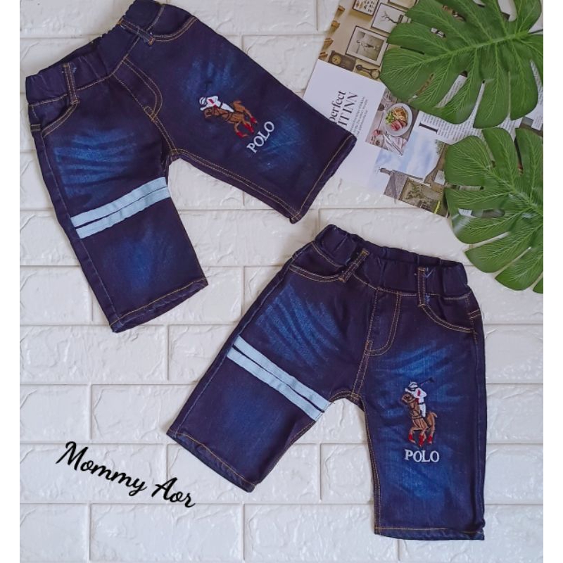 กางเกงยีนส์เด็กขาสามส่วนทรงเดฟ(DD57) - รูปที่ 5