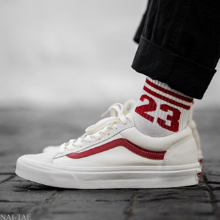 Vans Style 36 “Marshmallow / Red"