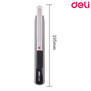 Deli 2036 Cutter คัตเตอร์ขนาดเล็ก คัตเตอร์เหล็ก (แพ็ค 1 ชิ้น) อุปกรณ์ตัด คัตเตอร์อะเนกประสงค์ คัตเตอร์[S