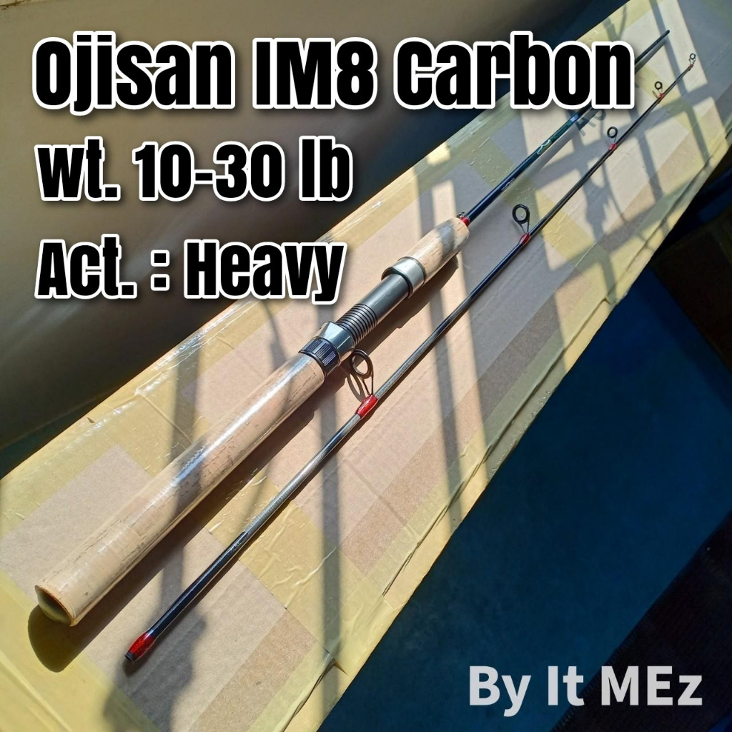 ของแท้ ราคาถูก ❗❗ คันเบ็ดตกปลา คันสปิ๋ว กราไฟท์ IM8 Ojisan Line wt. 10-30 lb เหมาะสำหรับ ตกปลาเกล็ด ตกสปิ๋ว Spinning