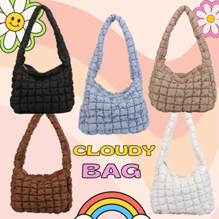 กระเป๋าสะพาย รุ่น CLOUDY BAG งานผ้านุ่มนิ่ม (พร้อมส่งจากไทย)