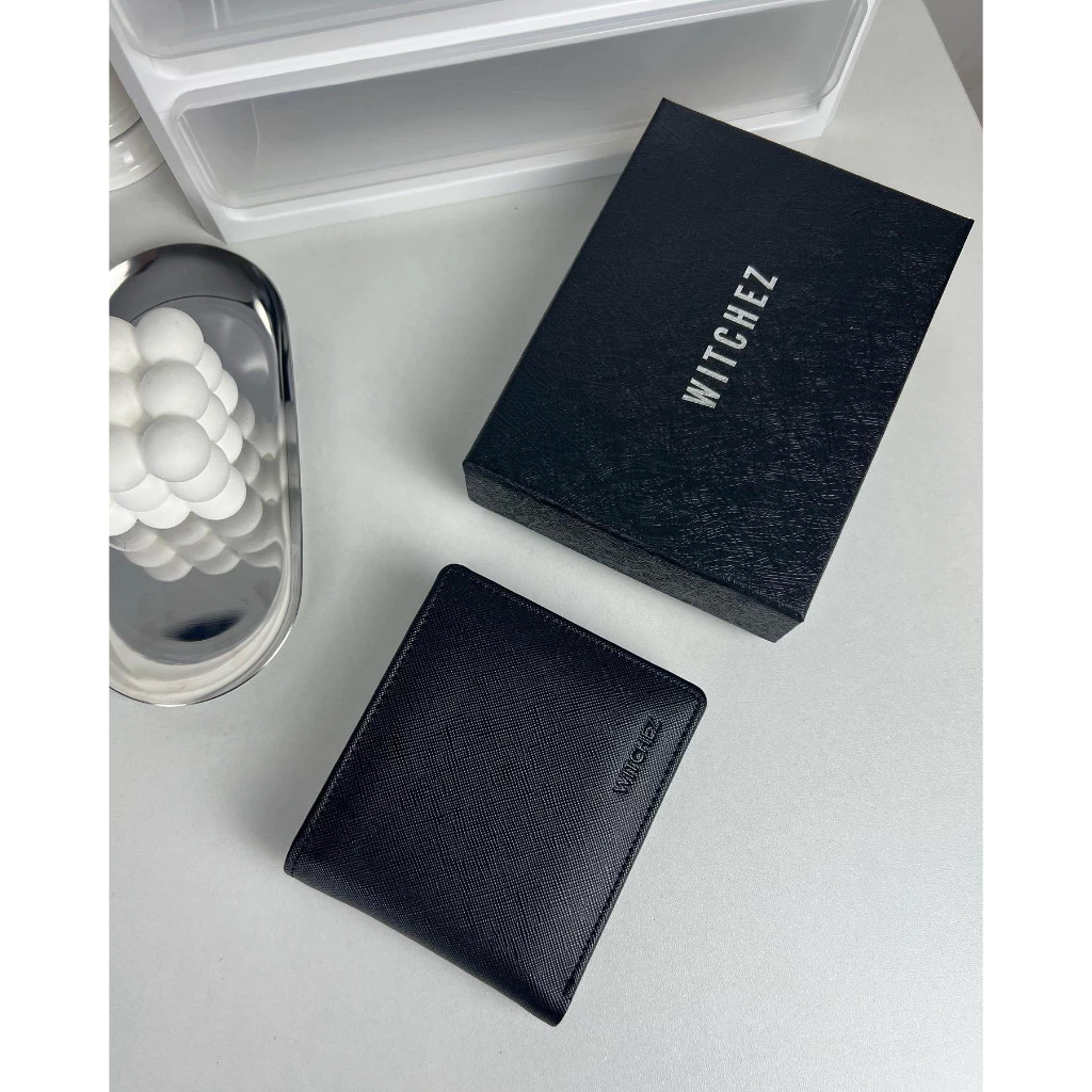 พรีออเดอร์12วันกระเป๋าสตางค์ผู้ชายสีดำ🖤 รุ่น Witchez Boston men Wallet