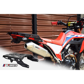 ตะแกรงท้าย CRF300L-Rally อลูมิเนียม สีดำ YAMOTO