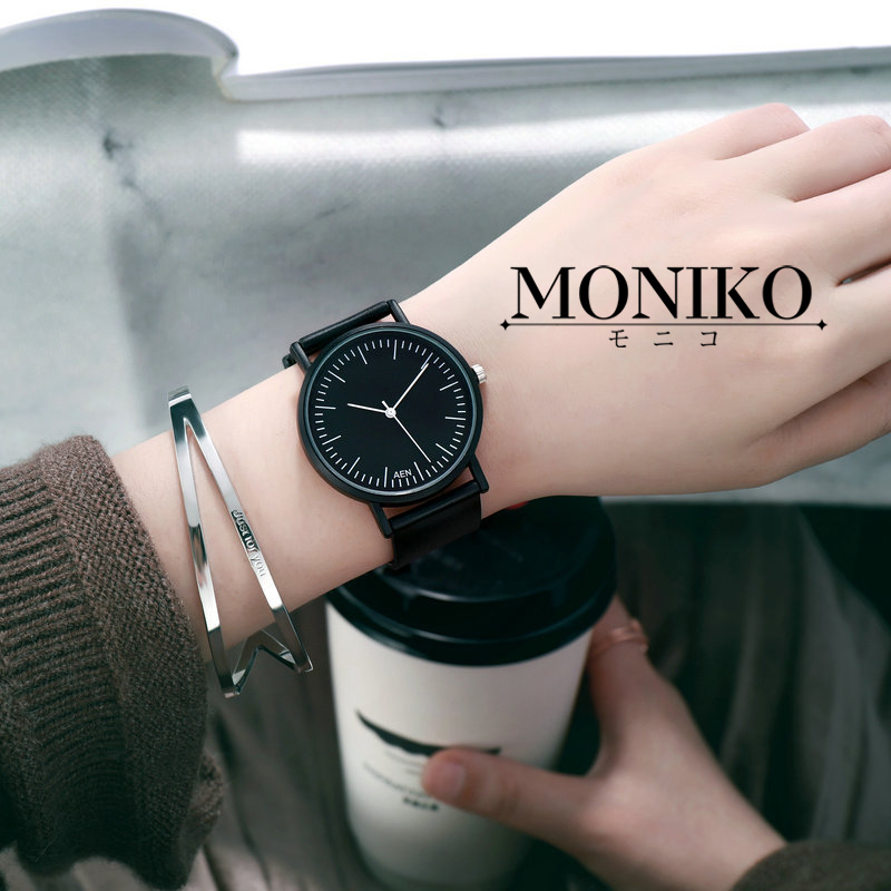 MONIKO นาฬิกาข้อมือดิจิทัล ทรงกลม สีดํา สีขาว สไตล์สปอร์ต แฟชั่นคู่รัก สําหรับผู้หญิง และผู้ชาย - รูปที่ 6