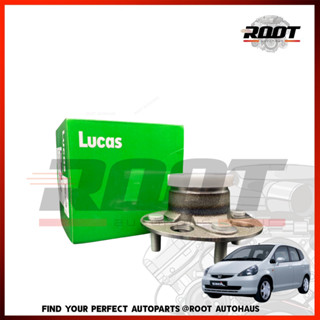 LUCAS ลูกปืนล้อหลังติดดุม ABS สำหรับ HONDA JAZZ GD CITY DISC ปี 03-08 เบอร์ LHB024S