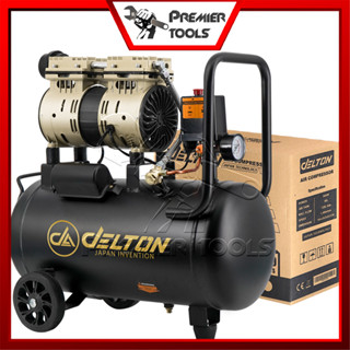 DELTON ปั้มลมออยล์ฟรี ปั๊มลม OIL FREE 800W ปั้มลม 30 ลิตร รุ่น DTN-30L Air Compressor 30L