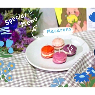 เทียนหอมmini macaron candles 🌈+ฟรีกล่องตกแต่ง(ระบุกลิ่นแจ้งหมายเหตุหรือแชท)