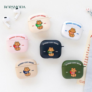 Romane DONATDONAT City Bear Airpod3 Case ลิขสิทธิ์แท้จากโรมาเน่  Brunch Brother Made in Korea (69095)