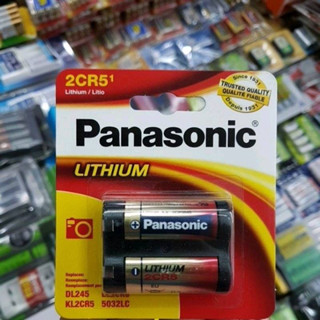 (แพคเกจ USA) ถ่านกล้อง Panasonic 2CR5 Lithium 6V Madi in USA ของใหม่ ของแท้