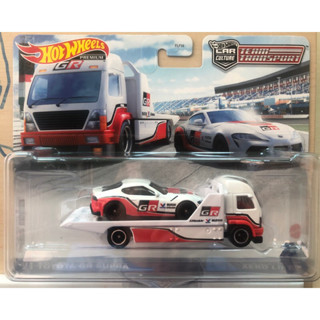 Hotwheels Team Transport 21Toyota GR Supra&amp;Aero Lift