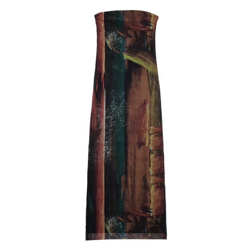 RARIS.CLOSET - Strapless Net Dress