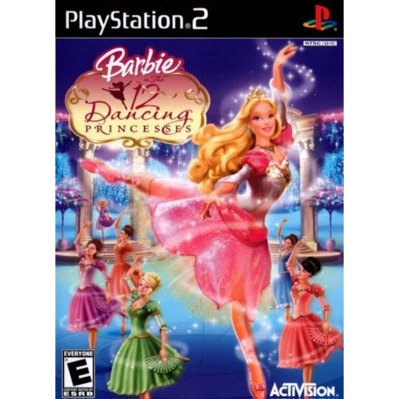 แผ่นเกมส์Ps2 - Disney Princesses / Barbie 12 Dancing เจ้าหญิงดิสนีย์และบาร์บี้ตลุยด่าน (เก็บปลายทางได้)✅️
