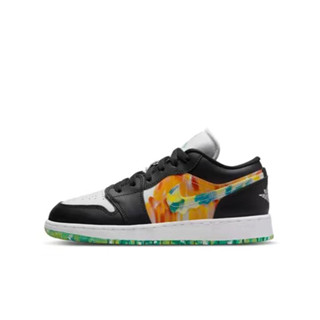 Nk Air Jordan 1 Low “Tie-Dye“Basketball Shoes【ของแท้100%】