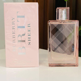 【ของแท้ 💯% 】⚡️ส่งฟรี 🚚 น้ำหอม BURBERRY Brit Sheer for Women EDT  100 ml. *กล่องขาย*