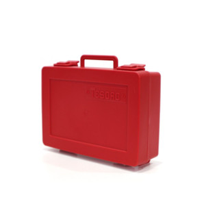 Container Tesoro case trunk กล่องเก็บของ เก็บเครื่องมือ JP Quality 11x15x4 cm สีแดง 1190 RED