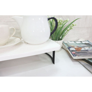 Mini table Montagne โต๊ะพับพลาสติก ขนาดเล็ก JP Quality 7x28x9 cm สีขาว 1949 WHITE