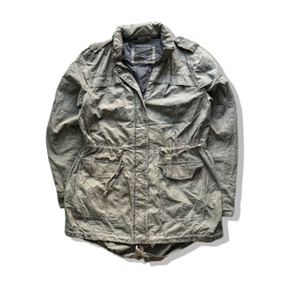 LEVIS Hooded Military Jacket รอบอก 41”