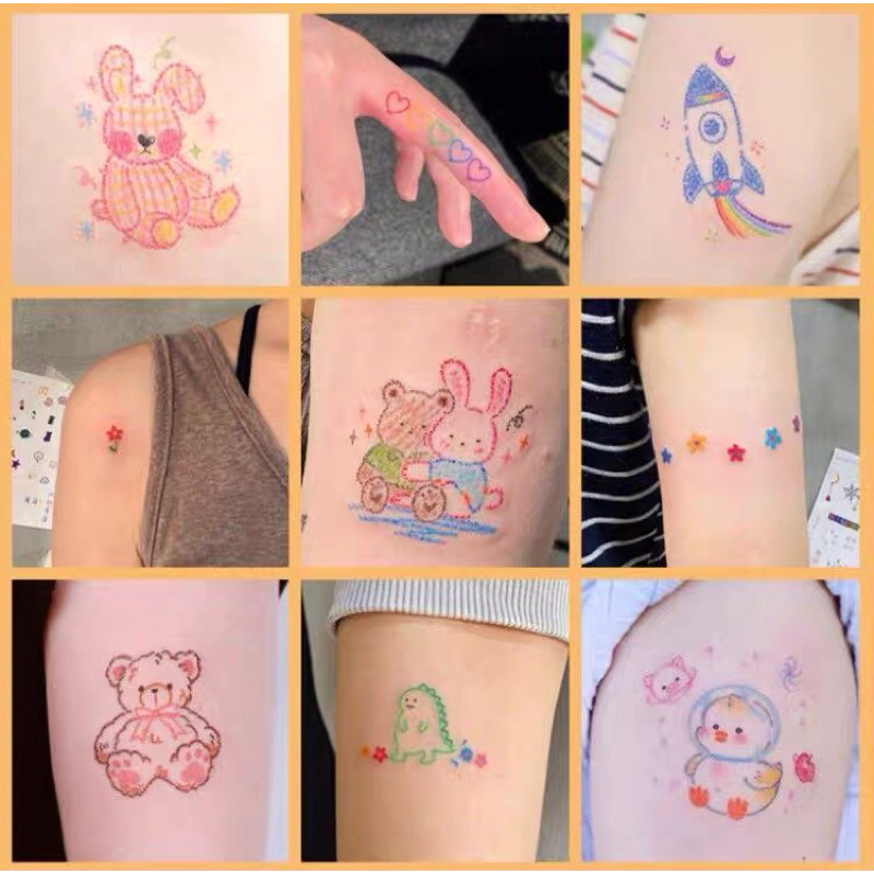 แทททูสีมินิมอล พร้อมส่ง