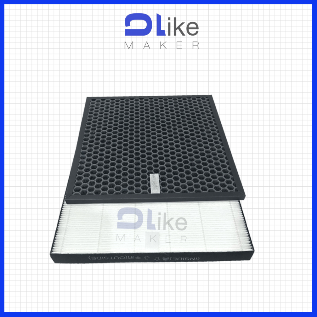 แผ่นกรอง HEPA FZ-F30HFE, FZ-Y28FE สำหรับเครื่อง SHARP รุ่น FP-J30TA, FP-GM30B, KC-F30TA,​ FP-F30TA