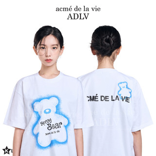 ADLV ( acmé de la vie) SPRAY BEAR SHORT SLEEVE T-SHIRT (ADL23TS0001U)