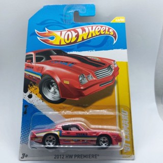 รถเหล็ก Hotwheels 81 CAMARO 2012 HW PREMIERE (ib39)