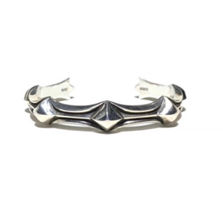 CH Crowe sterling silver 925 sterling silver fish bone bracelet สร้อยข้อมือเทรนด์แฟชั่นสำหรับผู้ชายและผู้หญิง