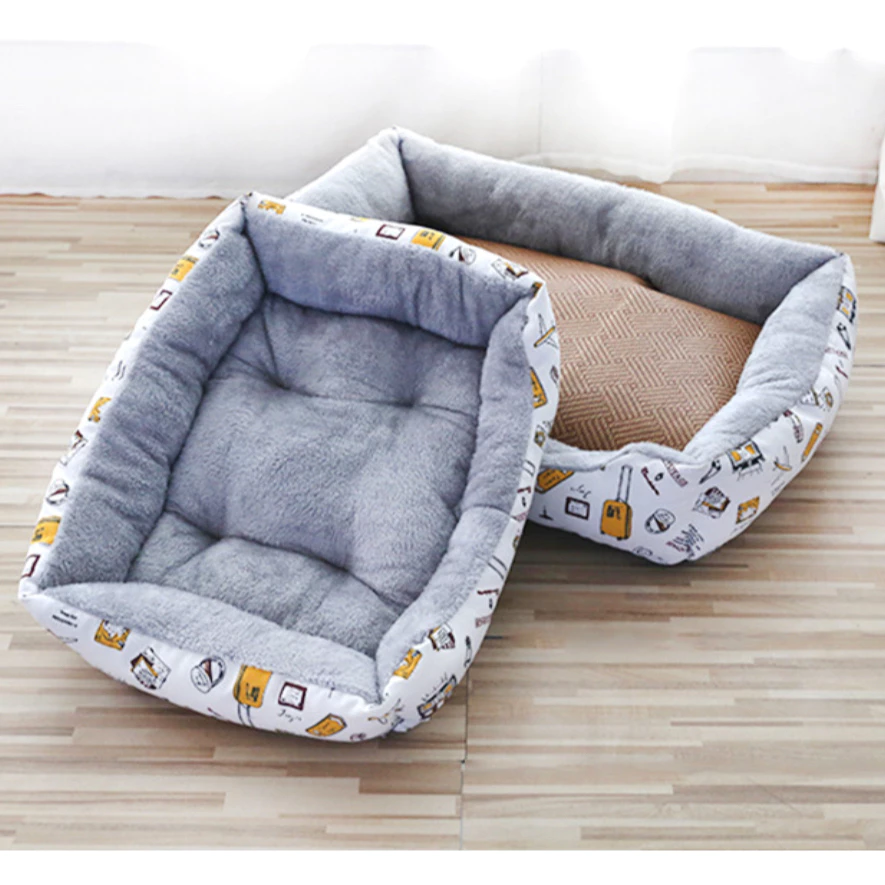 PP-162 ที่นอนสัตว์เลี้ยง เบาะรองนอนสำหรับแมวและสุนัข ดีไซน์ทรงสี่เหลี่ยม “Pet Bed”