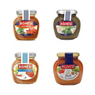 ชุดซอสพาสต้าจากอิตาลี Agnesi Italian Gourmet Pasta Sauces and Pesto Collection