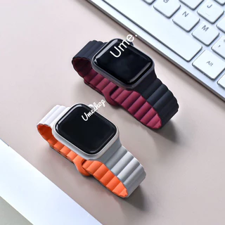 สายนาฬิกา smart watch11 10 9 8 ultra 7 6 5 4 3 2 SE สาย iwatch smart watch ขนาด 38/40/41/44/45/49/46มม เหล็กนิ่ม a-star