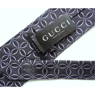 เนคไทแบรนด์เนมมือสอง Gucci Men’s Necktie Made in Italy