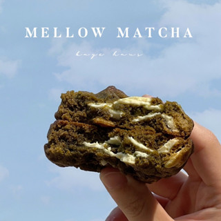 [ขั้นต่ำ 2 ชิ้น] คุกกี้ KAYE MELLOW MATCHA นิวยอร์คโฮมเมดคุกกี้ ชิ้นใหญ่ 100กรัม