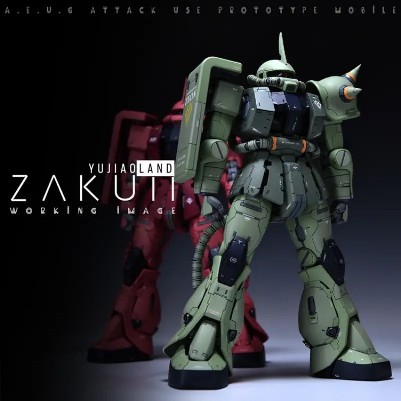 ชุดแต่งเรซิ่น MG ZAKU 2 Ver 2.0 by YUJIAO LAND