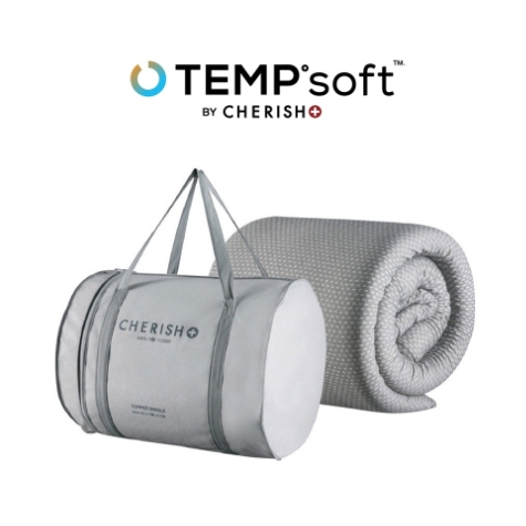 CHERISH TEMPSoft ํ ท็อปเปอร์ ที่รองนอนเพื่อสุขภาพ ขนาด 3.5 ฟุตTopper นวัตกรรมปรับความนุ่มตามอุณหภูมิร่างกาย พร้อมส่งทุกว