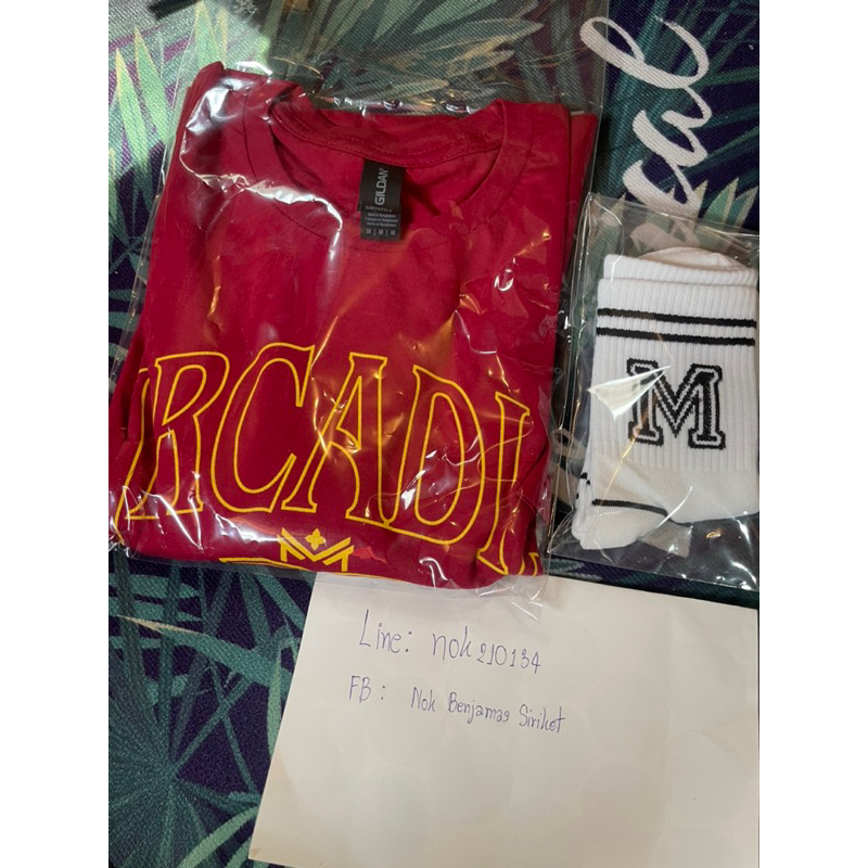 เสื้อยืดxc3 mark tuan สีแดง